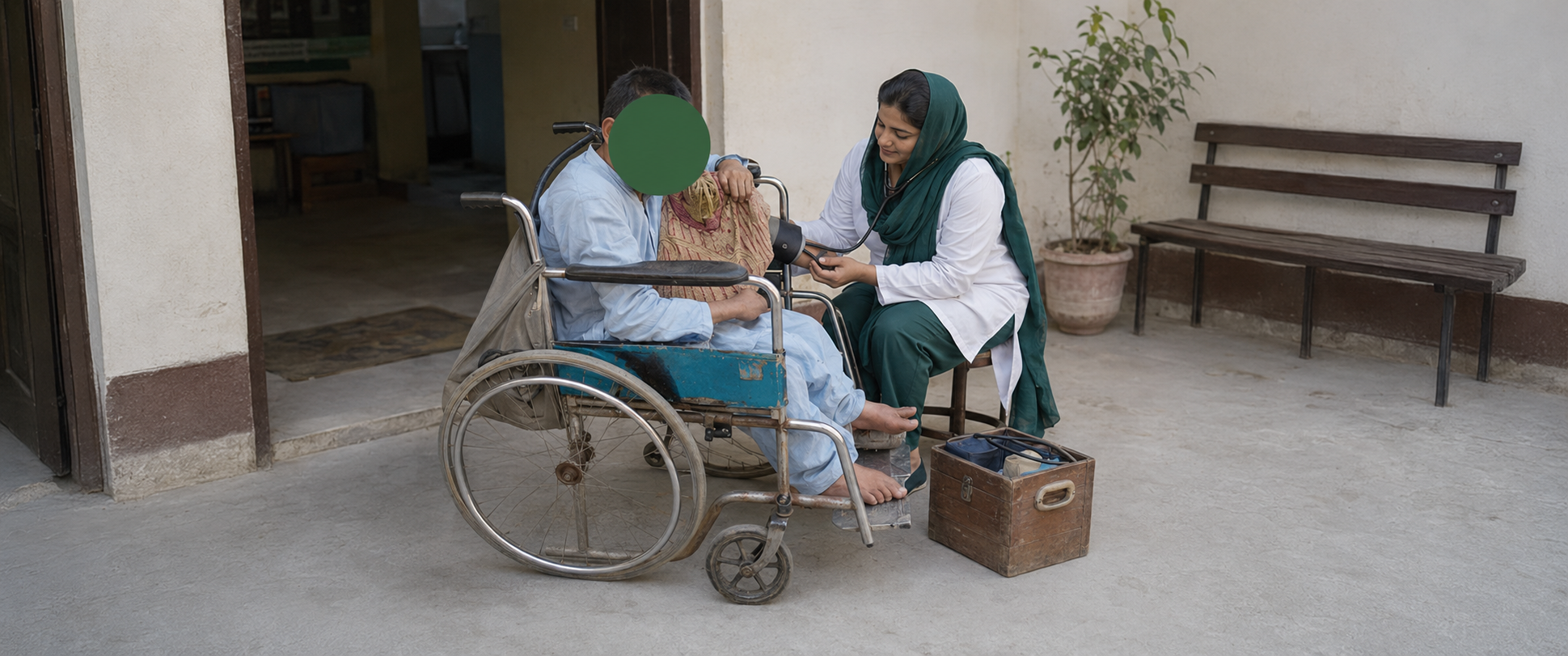 Medical camp providing free healthcare